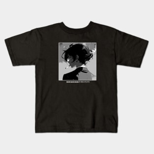 Smoking Male - Anime Aesthetic Kids T-Shirt